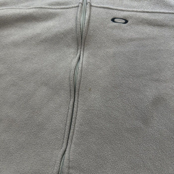 2000s Oakley Gray Fleece Zip Up