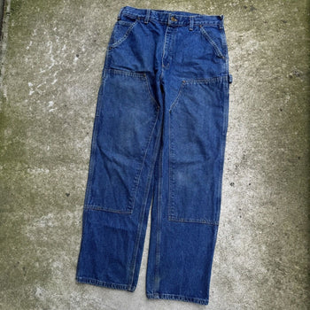 2000S CARHARTT BAGGY DENIM DOUBLE KNEE PANTS JEANS