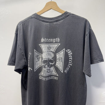 Vintage 2000s Faded Distressed Biker Tee
