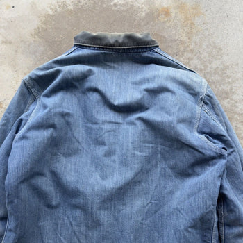 1970s THRASHED SEARS WORK ‘N LEISURE THRASHED DENIM CHORE COAT