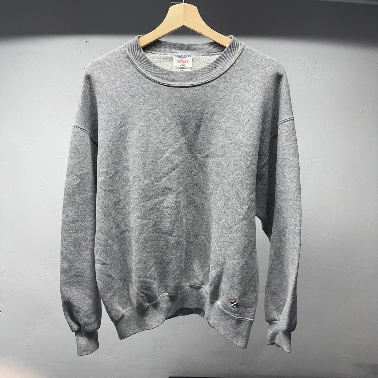 2000s Faded Grey Blank Sweatshirt