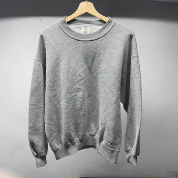 2000s Faded Grey Blank Sweatshirt