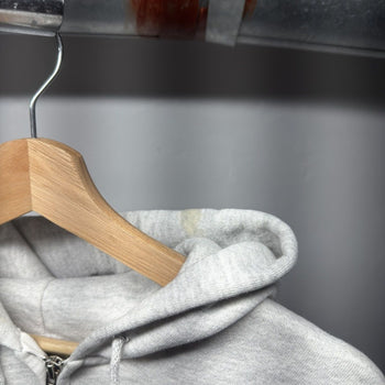 1990s Faded Distressed Pug Dog Zip Up Hoodie