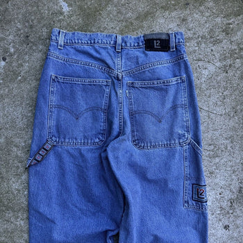 1990S LEVI'S L2 BAGGY WIDE LEG DENIM SKATER JEANS