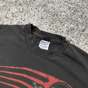 1990s Thrashed Faded Custom Chrome Biker Tee