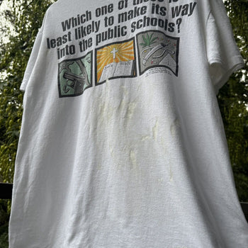 1990s Guns God Drugs Public Schools Tee