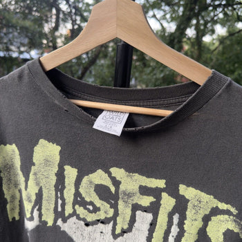 1990s Misfits Crimson Skull Thrashed Band Tee