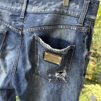 2000s Dolce & Gabbana Distressed Jeans