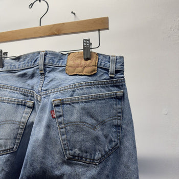 Vintage 1980s Made in USA Levi's 501 Faded Jeans