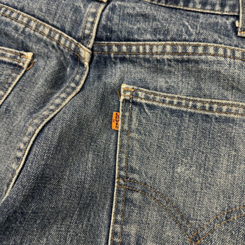 1970s LEVI'S 646 ORANGE TAB FADED FLARE DENIM JEANS