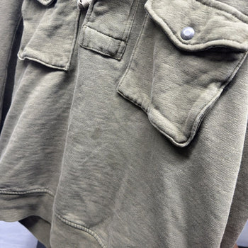 2000s Polo Ralph Lauren Military Patch Hooded Sweatshirt