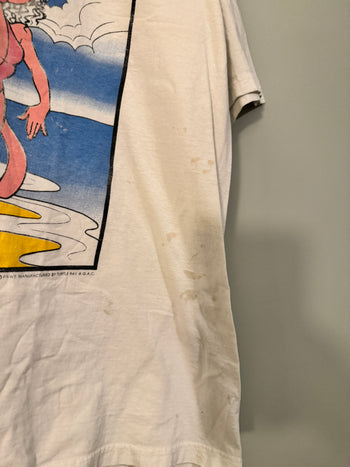 1990s GARFIELD CATWATCH BAYWATCH PARODY TEE