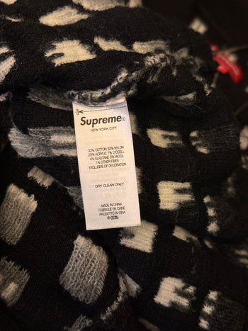 SUPREME SS23 GRADIENT KNIT ZIP UP SHIRT OVERSIZED