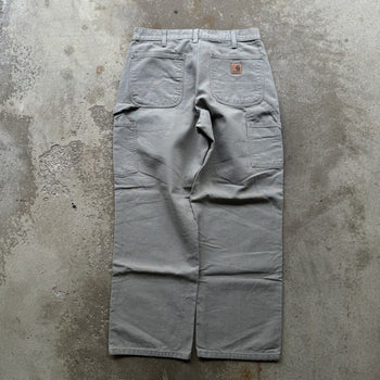 2000S CARHARTT TAN BAGGY CANVAS CARPENTER PANTS