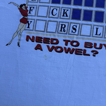 1990S BUY A VOWEL GO FUCK YOURSELF TEE