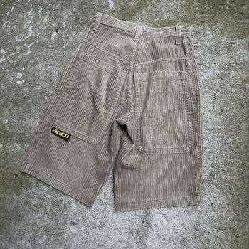 1990s JNCO 2031 STINGER CORDUROY SHORTS TAN