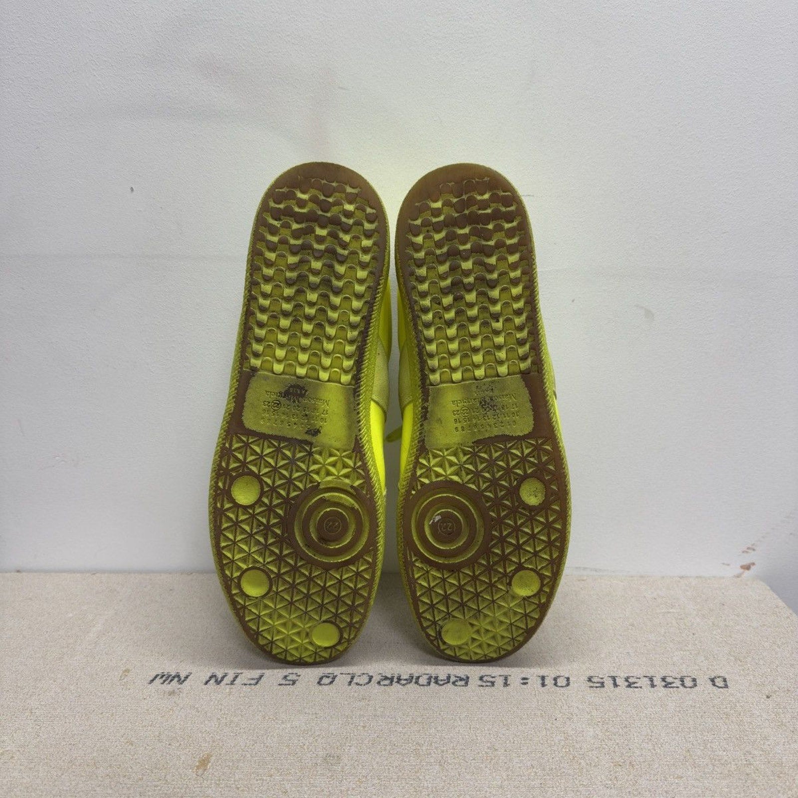 Maison Margiela Replica GAT Volt Yellow Sneakers