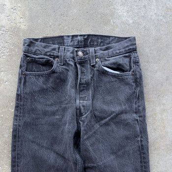 1990s Levi's 501 Black Denim Jeans - Made in USA
