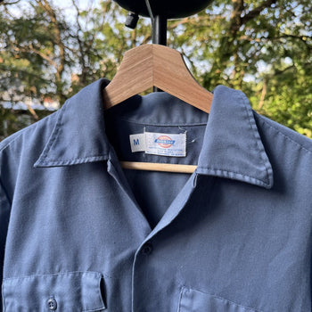 1990s Dickies Garage Mechanic Work Shirt