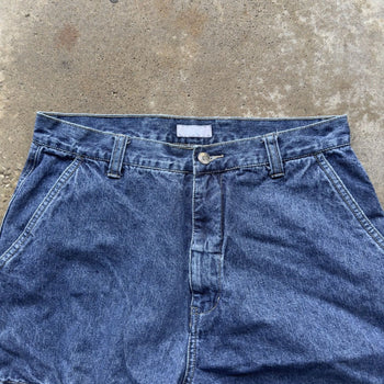 2000S UTILITY BAGGY CARGO DENIM SKATER JEAN SHORTS JORTS