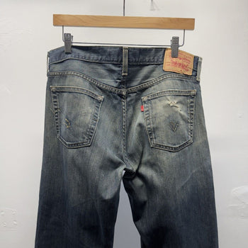 Vintage 2000s Levi’s 527 Low Bootcut Flare Faded Distressed Jeans