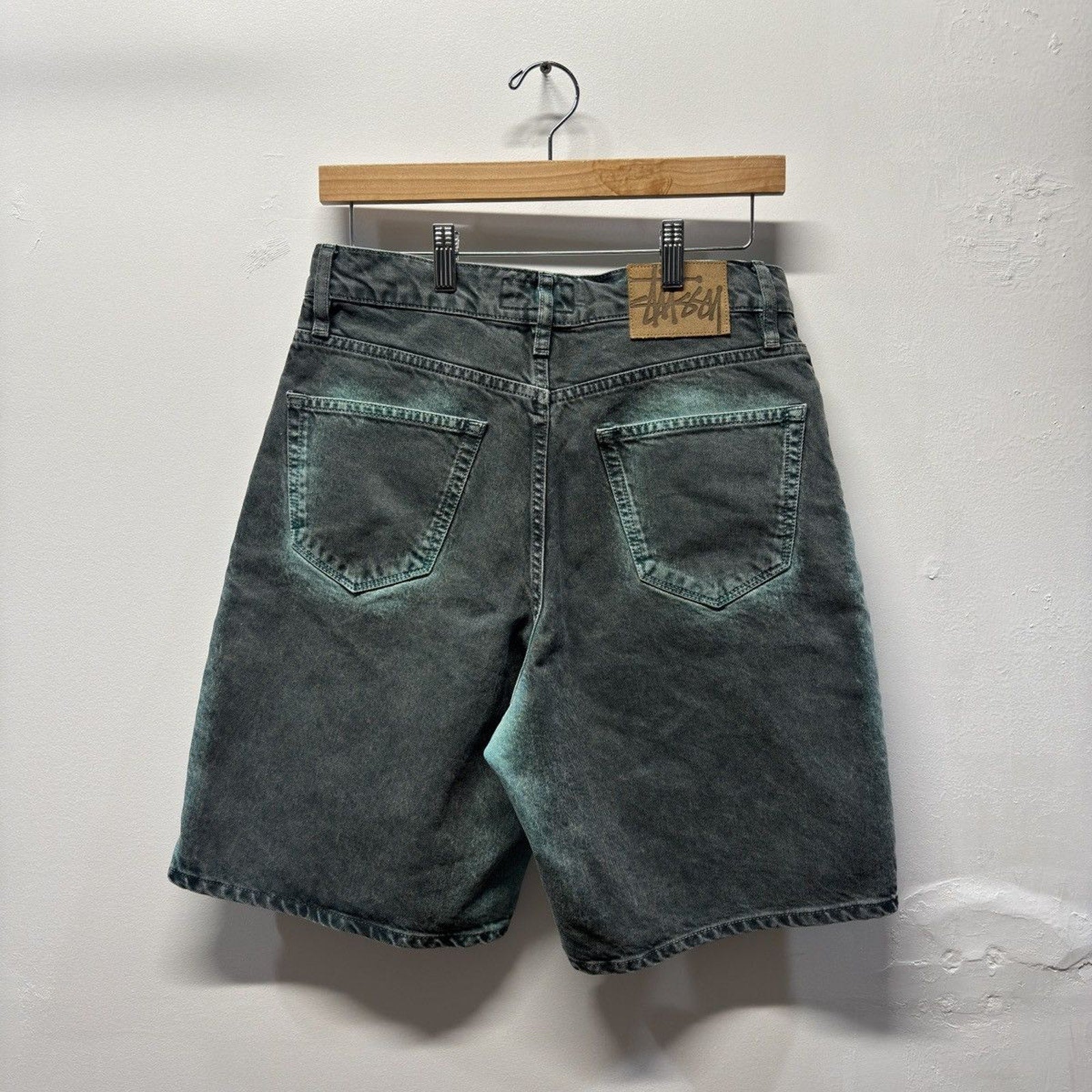 Stussy Spray Dye Big Ol Jean Shorts