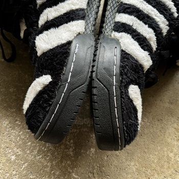 JEREMY SCOTT ADIDAS 2011 PANDA BEAR HIGH TOP SNEAKERS