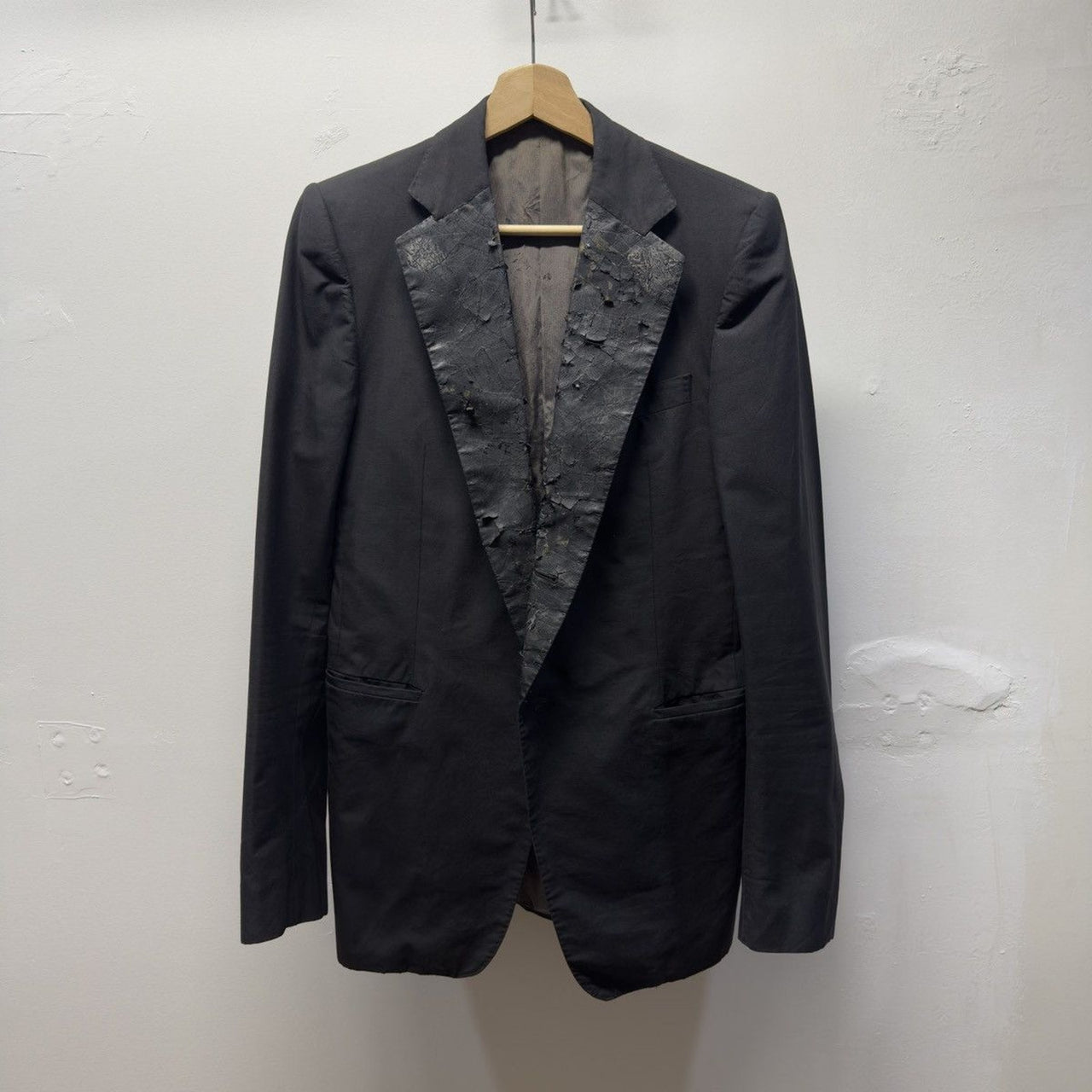 Carol Christian Poell SS04 Mainstream Downstream Black Tape Blazer
