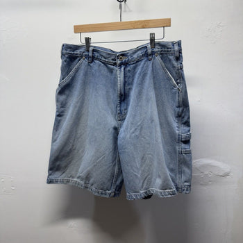 Vintage 1990s Y2K Faded Baggy Denim Shorts