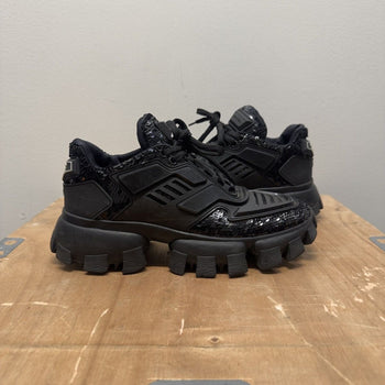 Prada Cloudbust Thunder Black Sequin Sneakers