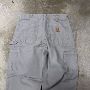 2000s CARHARTT CARPENTER BAGGY WIDE LEG CANVAS WORK PANTS