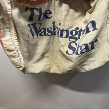 1960s Washington Star Newspaper Paperboy Bag Distressed Canvas