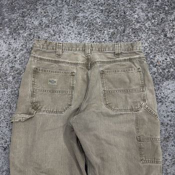 2000s Faded Thrashed Lee Dungarees Baggy Carpenter Pants