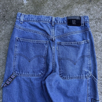 1990S LEVI'S L2 BAGGY WIDE LEG DENIM SKATER JEANS