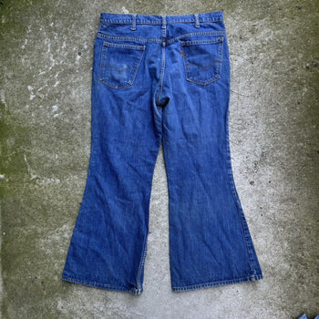 1970s LEVI'S 684 BIG BELL BOTTOM FLARE DENIM JEANS