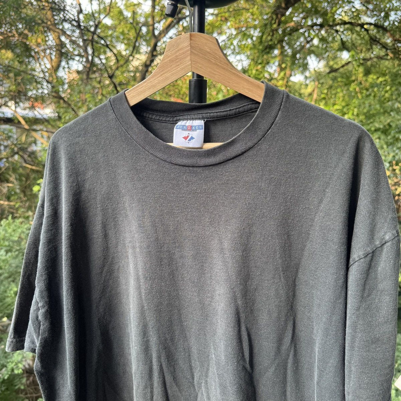 1990s Faded Black Blank Tee