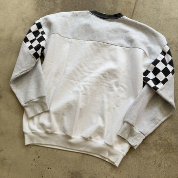 1990S CORVETTE RACING LOGO HENLEY CREWNECK SWEATSHIRT