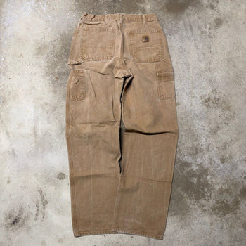 2000s CARHARTT BAGGY SAND DENIM CARPENTER PANTS