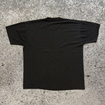 Camiseta negra en blanco de estrellas de cine de los años 90