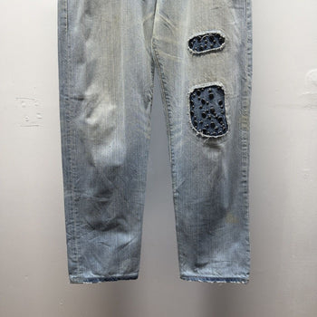 Vintage 2007 Levi’s 501 Limited Edition Faded Studded Jeans
