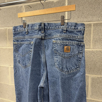 2000s Carhartt Faded Blanket Lined Work Jeans