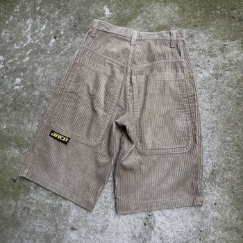 1990s JNCO 2031 STINGER CORDUROY SHORTS TAN