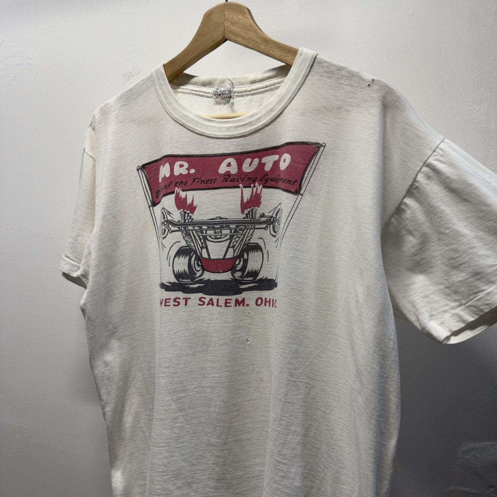 Vintage 1960s Faded Mr Auto Speed Shop Tee