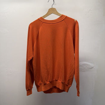 Vintage 1980s Faded Distressed The Buck Stops Here Gun Sweatshirt