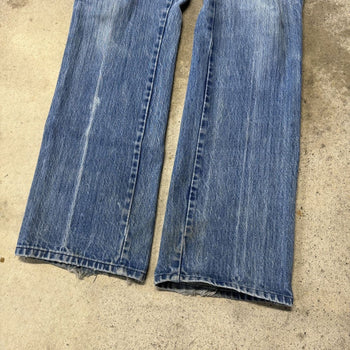 1970s DICKIES BOOTCUT FLARE TALON DENIM JEANS