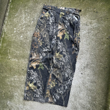 2000s MOSSY OAK BAGGY TREE CAMO CARGO PANTS