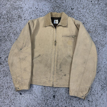 1990s CARHARTT THRASHED BLANKET LINED DETROIT JACKET