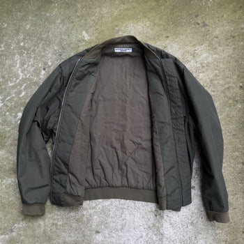 KATHARINE HAMNETT LONDON FW19 NYLON RAF GREEN BOMBER JACKET