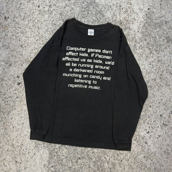 Camiseta de manga larga con pastillas mágicas de videojuegos de los años 2000