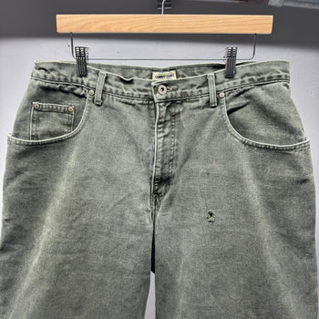 1990s Guess Jeans Faded Thrashed Denim Shorts